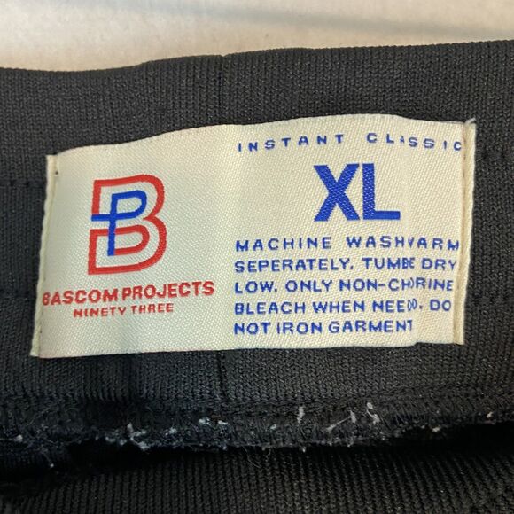 Bascom Projects Pull On Shorts Men's XL Gray Black Checker Zippered Pockets - Picture 3 of 6